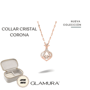 Collar de Cristal Corona - GLAMURA